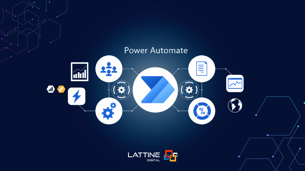 Power Automate automatizando processos empresariais com fluxos integrados ao Microsoft 365